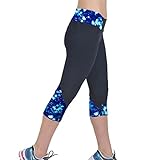 Pants,Toraway Women Sport Yoga High Waist Printed Pants Stretch Cropped Pants (Medium / 27, # 12)