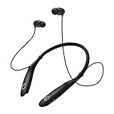 Bluetooth Headset , Sweatproof Sport Earphones 14 Hours Working Time, V4.1 Wireless Magnetic Neckband Headphones for Running Driving, Noise Cancelling Earbuds w/ Mic (black)