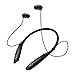 Bluetooth Headset, Sweatproof Sport Earphones 14 Hours Working Time, V4.1 Wireless Magnetic Neckband Headphones for Running Driving, Noise Cancelling Earbuds w/Mic (black)