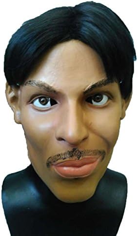 Purple PRINCE Mask Deluxe Latex Rubber Rock Music Star Fancy Dress Costume Masks