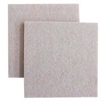 ShineCozy Premium Furniture Felt Pads - Large 10 PiecesHeavy Duty Self Stick Pads - Chair Feet Floor Protectors,Protect Hardwood & Laminate Flooring(85 * 85mm)
