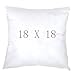 SweetBed Decorative Throw Pillow Insert Form Cushion Square 18