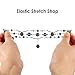 Simpeak Beaded Band Compatible with Apple Watch Series 10 (46mm) Series 9 8 7 (45mm) 6 SE 5 4 (44mm) 3 2 1 (42mm), Women Handmade Beaded Elastic Bracelet Compatible with iWatch 46mm 45mm 44mm 42mm