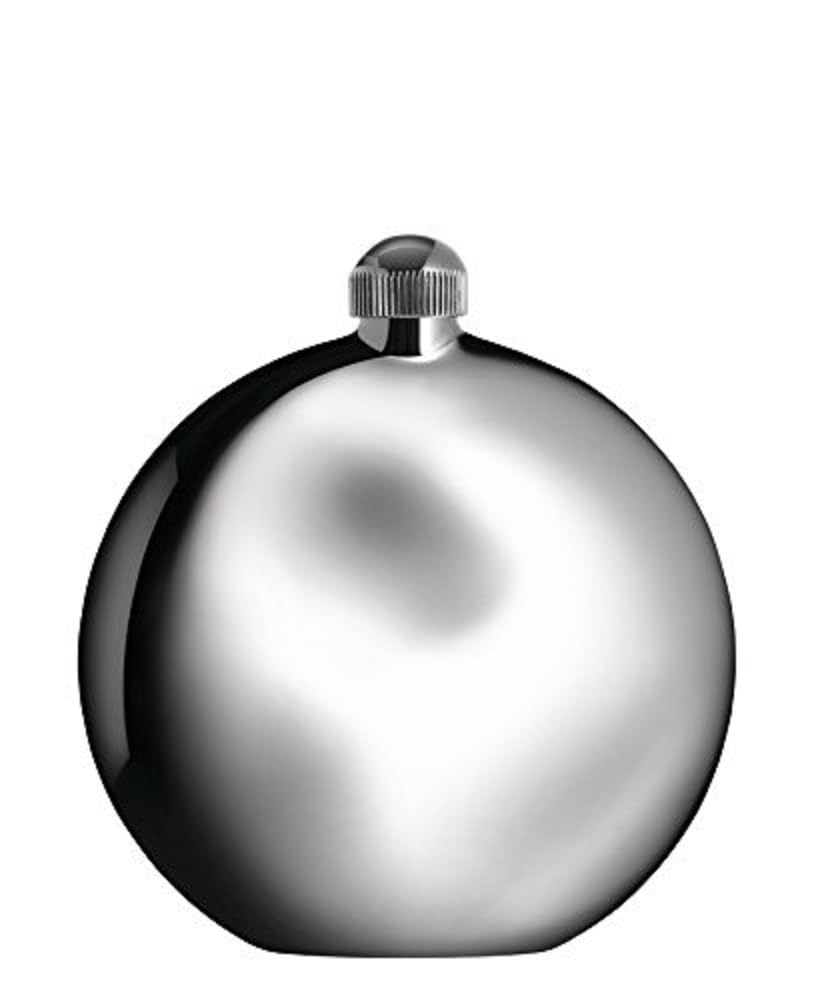 Alessi PG03 Hip Flask, Grey, 10 x 3.2 x 11 cm