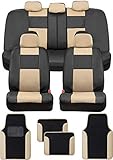 BDK Croc Skin Faux Leather Car Seat Covers Full Set