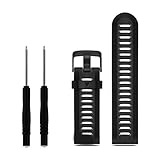 GBSELL Fashion Soft Silicone Strap Replacement Watch Band With Tools For Garmin Fenix 3 HR,Black
