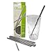 Stainless Steel Straws, 12 Pcs 10.5