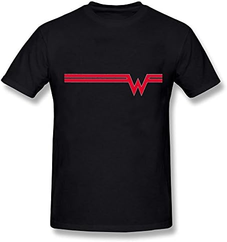 AzonLD Men's Weezer Logo Wallpaper Short Sleeve T-shirt