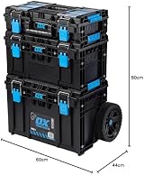 OX Tools TOOLTREK Pro 3 Piece Modular Storage System on Wheels with Handle view 11