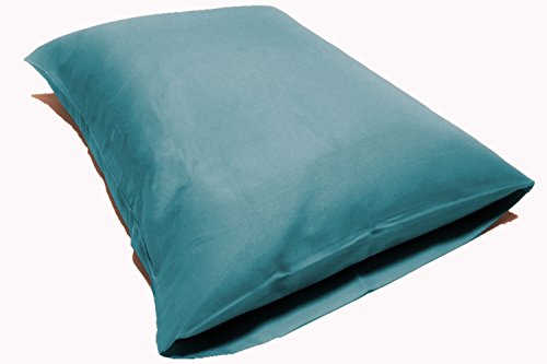 DreamHome Microfiber Pillowcases, Set of 2 (Standard, Teal) - Thumbnail 4