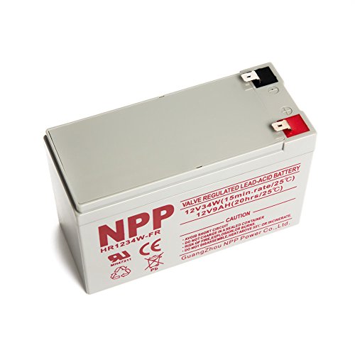image for NPP HR1234W FR 12V 34W 12Volt 9Amp High Rate Long Life Rechargeable Se