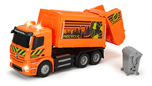 Dickie Toys 201119084 - RC Antos Garbage Truck, Ferngesteuertes Müllauto von Mercedes Benz, 40cm – Bild 3