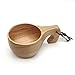 Nordic Style Handmade Finnish Kuksa Ancient Lapland Finland Style Wooden Cup