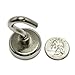 Mag2.0 Heavy Duty Magnetic Hooks, 4-pack (1.26 inch base, Nickel)