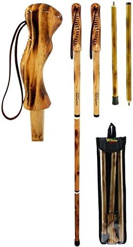 wooden trekking pole