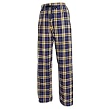 Boxercraft Plaid 100% Cotton Flannel Pant with Pockets, YOUTH SIZES Navy/Gold-S