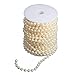 Airkoul Ivory 8mm X 20m/66ft Acrylic Pearl Bead Roll Strand Garland DIY Party Wedding