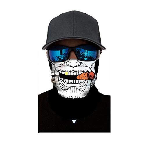 HighlifeS Skull Cycling Motorcycle Head Scarf Neck Warmer Face Mask Ski Balaclava Headband (25C)