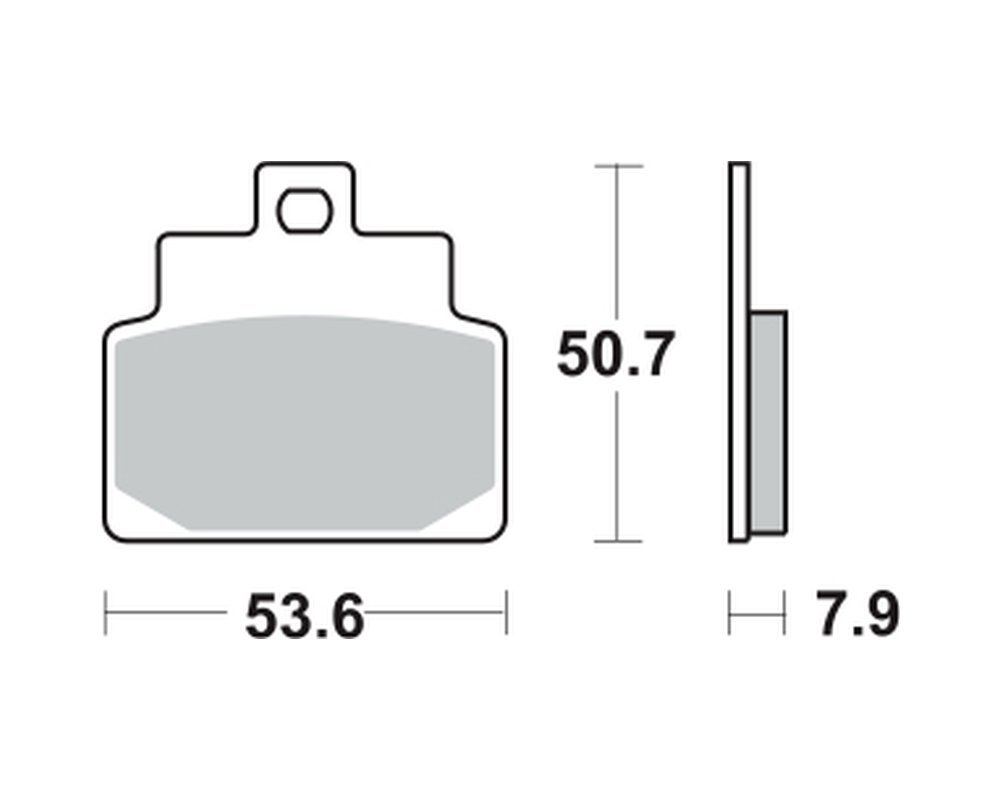 Bremsbeläge Organisch für Aprilia Leonardo 125 LC ST MB, Mojito 125 AC  Custom RYA0: Amazon.de: Auto