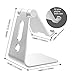 Nulaxy Phone Stand, Adjustable Cell Phone Stand, Phone Holder for Desk, Desktop Holder, Cradle, Dock Compatible with Nintendo Switch, iPhone Xs Xr 8 X 7 6 6s Plus SE 5 5s 5c, All Smartphone - Silver