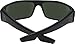 Spy Optic Logan 670939973863 Wrap Sunglasses, 60 mm (Soft Matte Black/Happy Gray/Green)