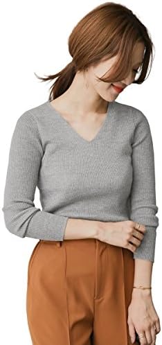 Amazon アーバンリサーチ ドアーズ Urban Research Doors ウールリブvネックニット Dr77 22m701 One Gray セーター 通販