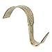 Set of 12 Solid Brass Moulding Picture Hooks Hangers Heavy Duty Rail Hanging Hook Polished Lacquered Finish
