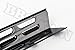 BBQMANN 92071(4-pack) Universal Porcelain Steel Heat Plate /Heat Shield for Select Gas Grill Models By Kenmore, Master Forge and Others(16 1/8