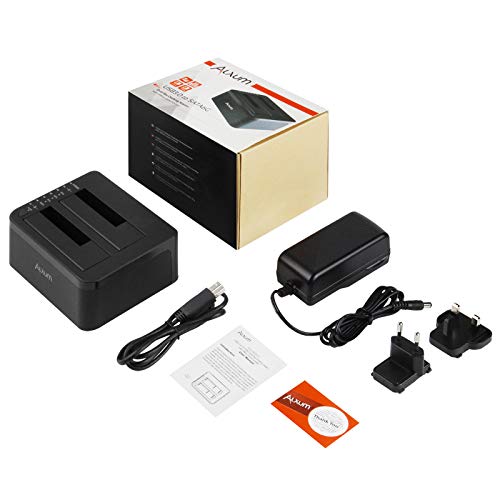 Alxum USB TypeC SATA Hard Drive Docking Station, USB C Hard Drive