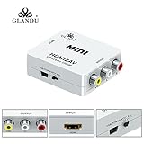 HDMI To RCA, 1080P HDMI To AV RCA Audio Video Converter Adapter With USB Charger Cable For PC Laptop HDTV DVD Ship From USCMHColumbus / Amazon FBA inventory