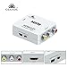 HDMI To RCA, 1080P HDMI To AV RCA Audio Video Converter Adapter With USB Charger Cable For PC Laptop HDTV DVD Ship From USCMHColumbus / Amazon FBA inventory