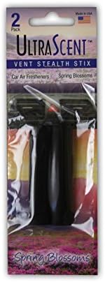 UltraScent Vent Stealth Stix Spring Blossoms 2-Pack (12 packs/box)