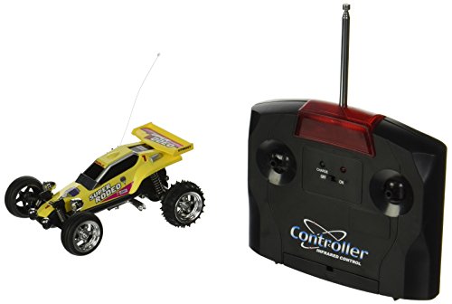 Mini buggy radio controlled car, yellow