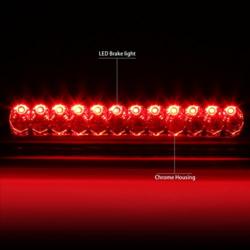 DNA Motoring 3BL-FE98-LED-CH LED Third Brake Light