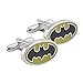 Men's Wedding Shirt Surper Hero Cufflinks (Yellow Batman)