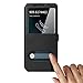 Galaxy S9 Case, AICase [ Window View ] Lightweight PU Leather Magnet Closure Flip View 360 Degree Full Body Protection Case Flip Folio Stand Cover for Samsung Galaxy S9 (Black)