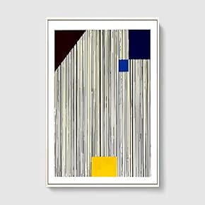 Framed Canvas Home Artwork Decoration Lines Art Canvas Wall Art for Living Room, Bedroom - 16x24 inches