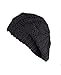 Senchanting Lady Winter Warm Knitted Crochet Slouch Baggy Beret Beanie Hat Cap(Black)