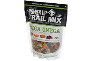 GourmetNut Power Up Trail Mix, Mega Omega Trail Mix 26 oz - SET OF 2