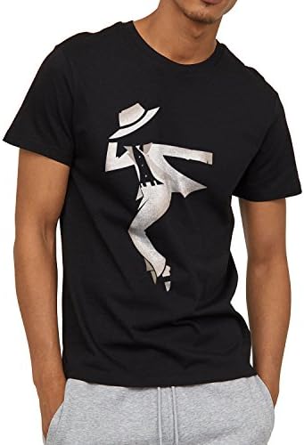 Michael Jackson Classic Dance Men's Casual Rock Style Short Sleeve t-Shirt
