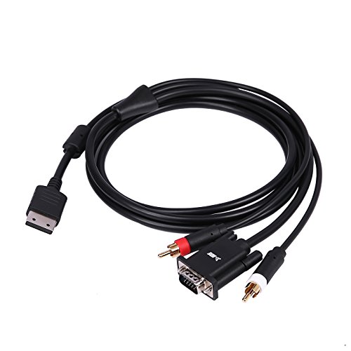 HDE Dreamcast VGA Cable with VGA to HDMI Converter Bundle Sega
