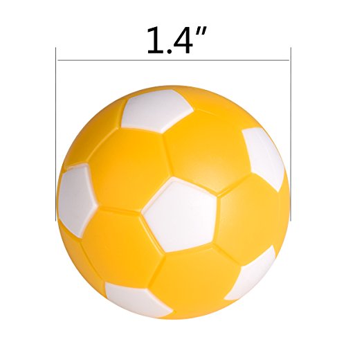 Hotusi Table Soccer Foosballs Replacement Balls Mini Multicolor 36mm Official Foosball - Set of 12