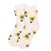 PanPacSight 2 Pack of Women Girls Novelty Funny Sunflower Crew Socks, Cute Funky Floral Christmas Wear, Sock Size 8-13
