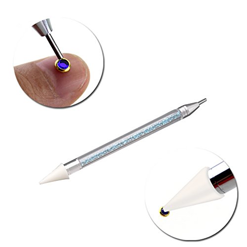 Yiwa Nail Art Tools DIY Diamond Painting Pen Double-end Diamond Pen Holder Phone Cosmetic Tool(pink) - Thumbnail 5