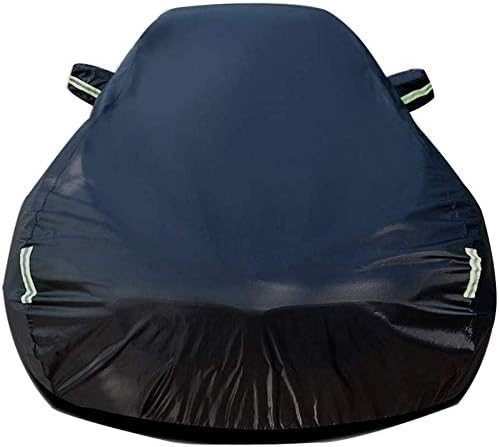 Eternalxinde Car cover Compatible With Dodge Charger All Day Waterproof And Windproof Dustproof Outdoor Indoor UV Protection Car Tarpaulin Full Car Cover car cover large (Color : Black)