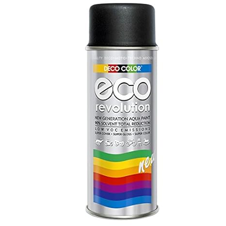 Fahrzeugteile Hoffmann DC ECO Lackspray glänzend matt 400ml nach RAL freie Farbauswahl (Schwarz matt RAL 9005)