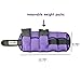 MaxxMMA 5 lbs Adjustable Neoprene Ankle Weights Pair, 2.5 lbs each (Purple)