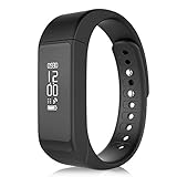 LENDOO I5 Plus Smart Bracelet Step Pedometer IP65 Waterproof Fitness Tracker Sports Wristband Bluetooth 4.0 Tracking Calorie Health Sleep Monitor Wristband for Android IOS Phones