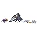 Transformers Toys Generations War for Cybertron Voyager Wfc-S27 Decepticon Phantomstrike Squadron 4 Pack - Final Strike Figure Series: Part 2 (Amazon Exclusive)