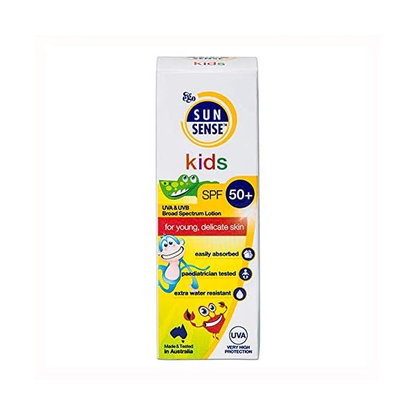 SunSense Kids SPF50 + Childrens Sunscreen, Transparent White, 50 millilitre